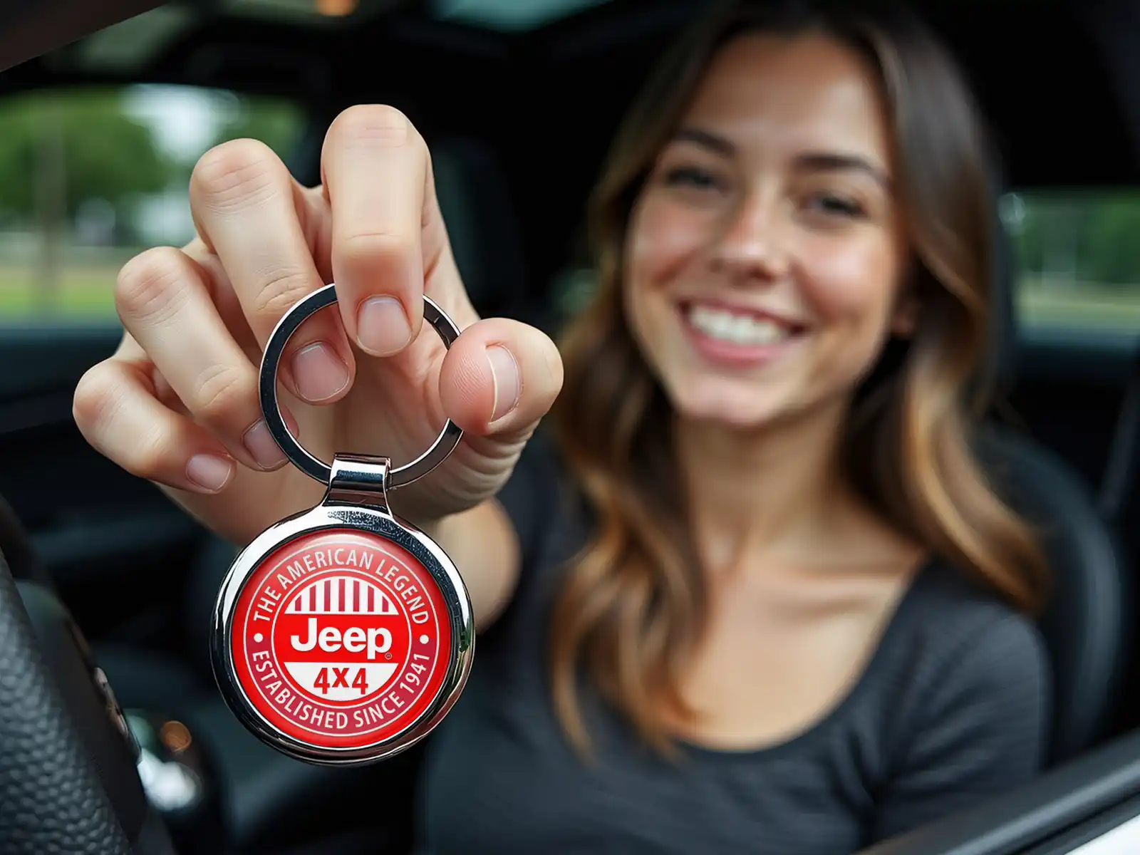 Jeep Porte-clés Animal Édition Durable Mignon